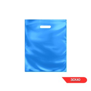BOLSA RIÑON LISA x 50u 30x40 CELESTE